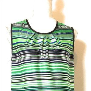 Outbreak red sleeveless top, Sz Small